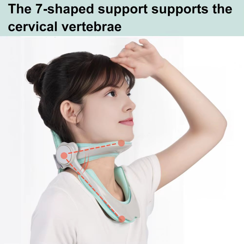 Adjustable Cervical Traction Device Neck Support Brace Pain Relief Posture Corrector Stretcher Spine Protector for Pain Relief